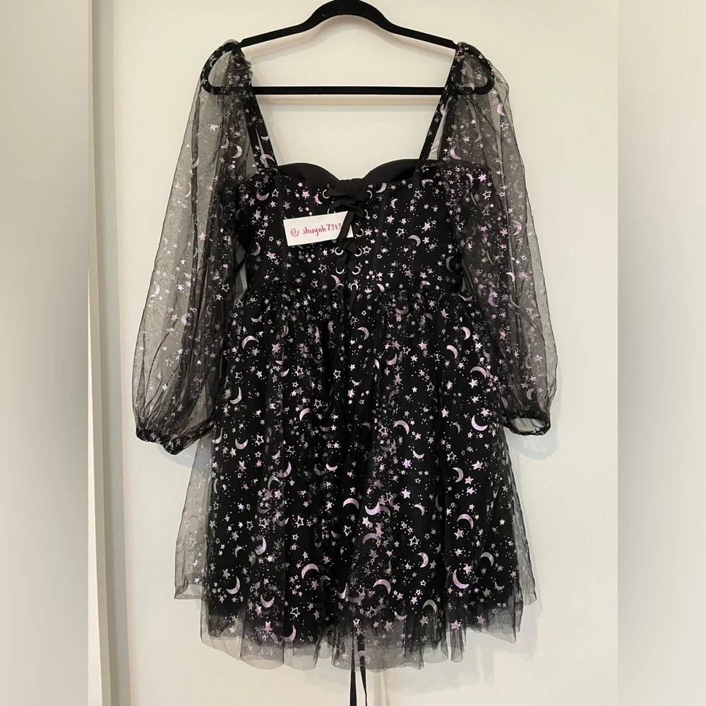 Ava Gowns Celestial Mini Dress - Picture 3 of 6